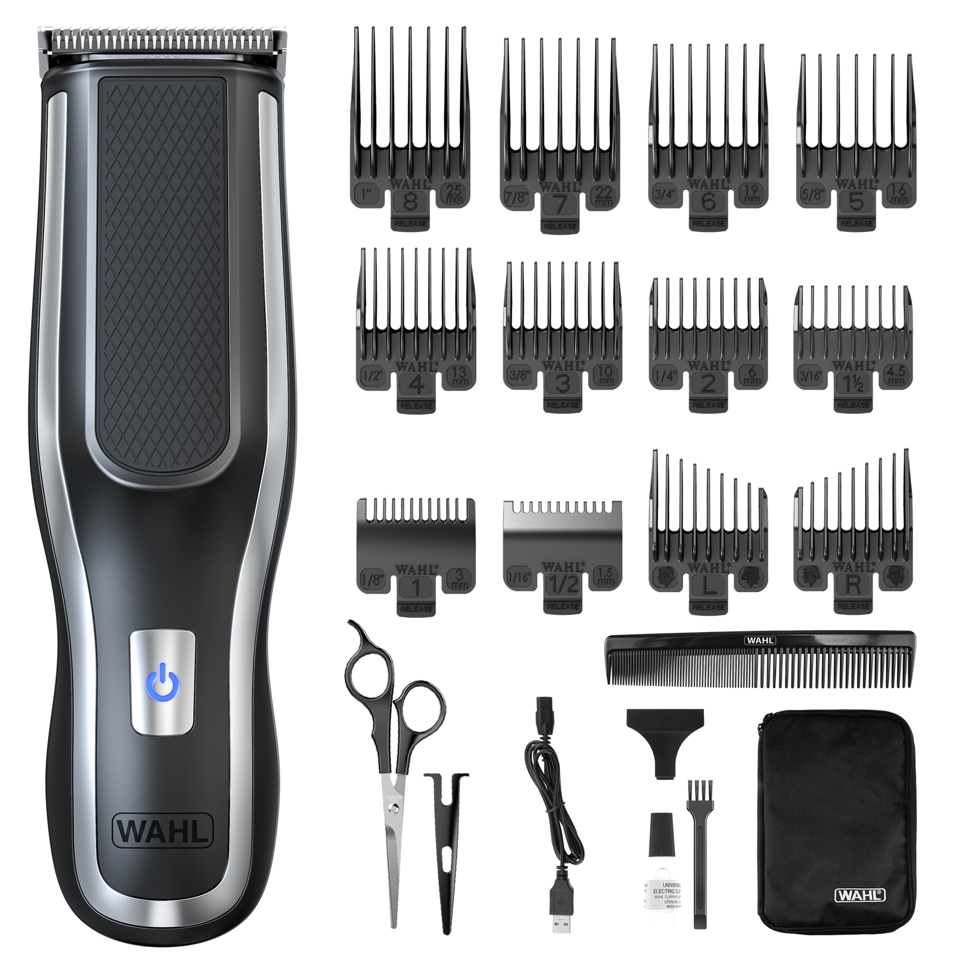 Tondeuse WAHL Self-Clip 360 avec sabots et trousse de rangement