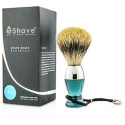 Blaireau métal / acrylique, bleu, cheveux fins de blaireau