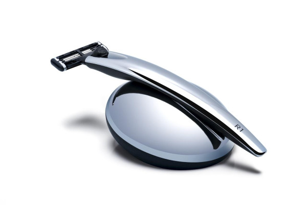 R1 Chrome Set cadeau rasoir avec porte rasoir