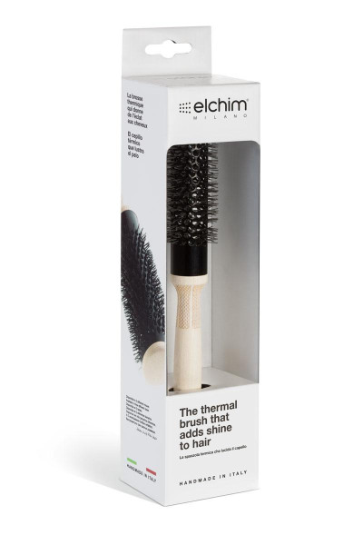 Elchim Wooden Thermal Brush 42 mm - Brosse à cheveux - Brosse ronde