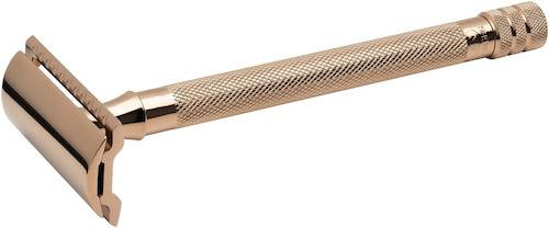 Rasoir de sûreté 24G | poignée longue | or rosé