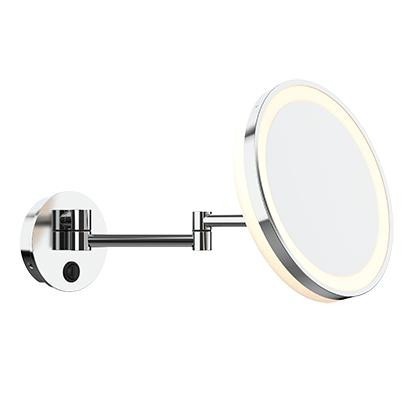 Miroir de courtoisie LED ME Miroir mural sur bras pivotant double (020836)