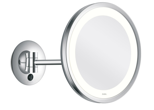 Aliseo Miroir de maquillage LED City Light avec bras pivotant pour montage mural avec connexion directe (020677)