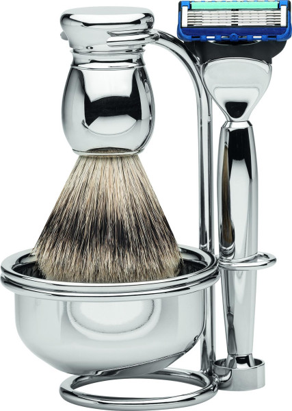 Set de rasage |Gillette® Fusion™| Métal fini brillant "Premium Design MILANO" 5510461