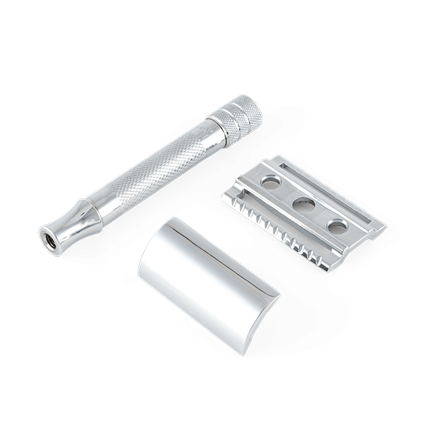 Rasoir de sûreté 33c | poignée courte | chromé