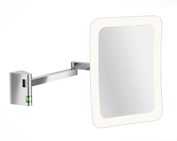 Miroir de beauté Aliseo LED Vision avec double bras pivotant pour montage mural avec connexion directe (020767)