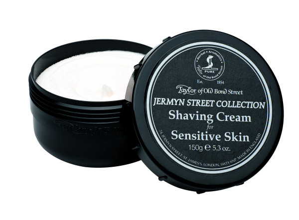 Jermyn Street Collection Crème de rasage, la peau sensible